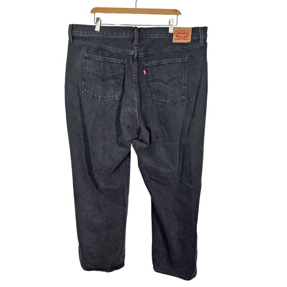 Levi's 94 Baggy Retro Straight Leg Jeans Cotton Dark Denim Women's 20W - Picture 2 of 16